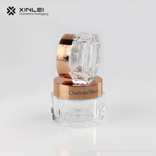 15 g Octangle Shape Cosmetics Acrylic Jar